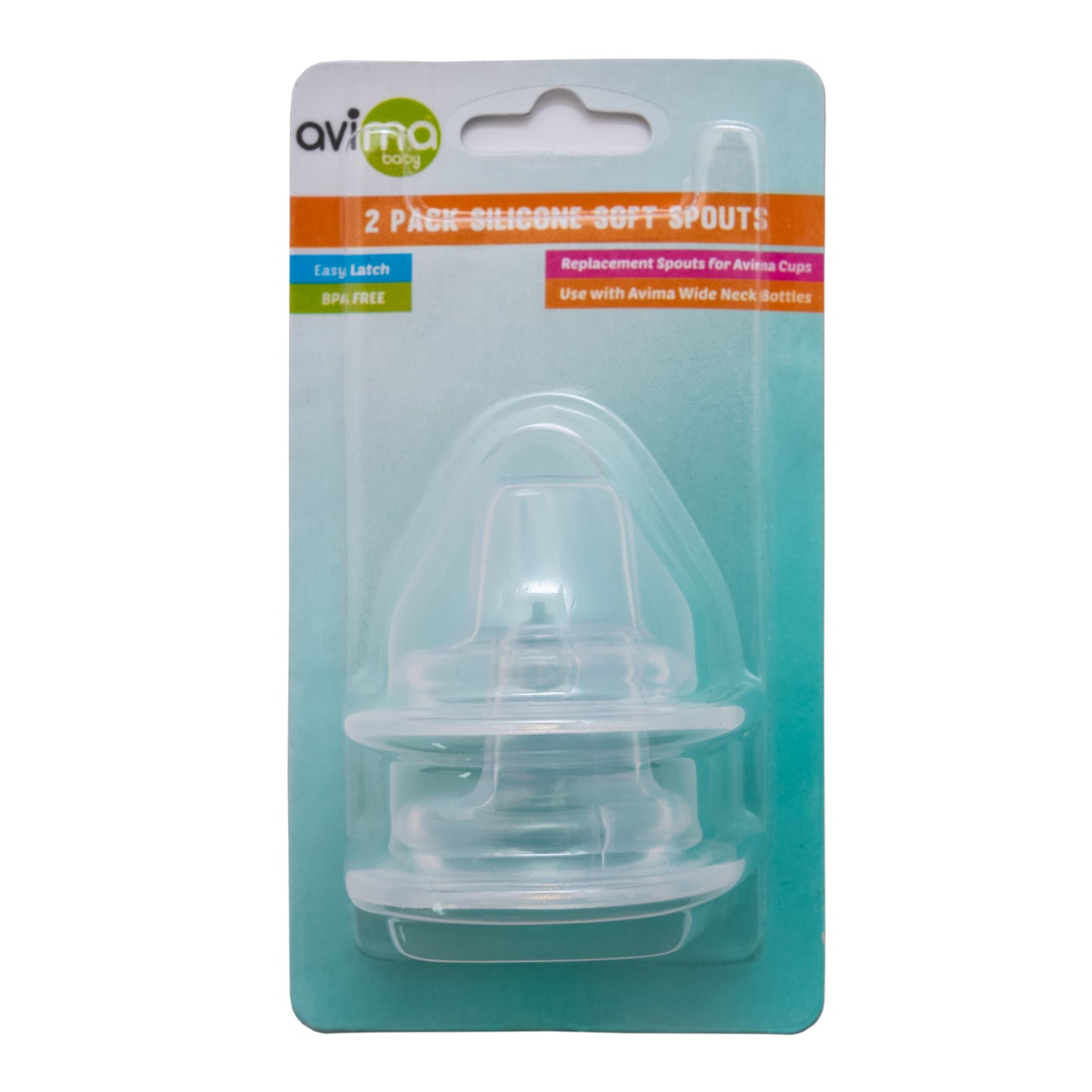 Avima Baby Silicone Spouts, Medium Flow (Set of 2)