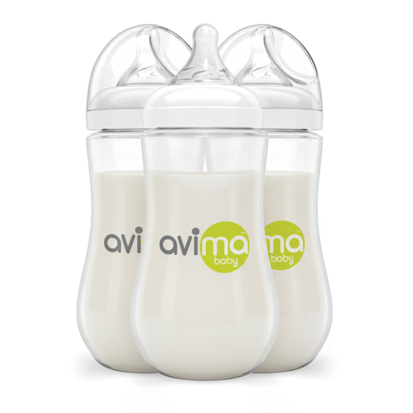 Avima Baby Bottles — Wide Neck, 12 oz., Fast Flow