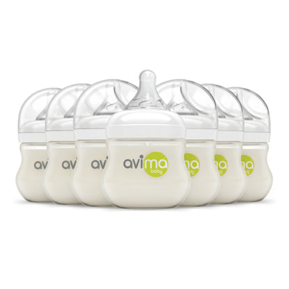 Avima Baby Bottles — Wide Neck, 4 oz., Slow Flow