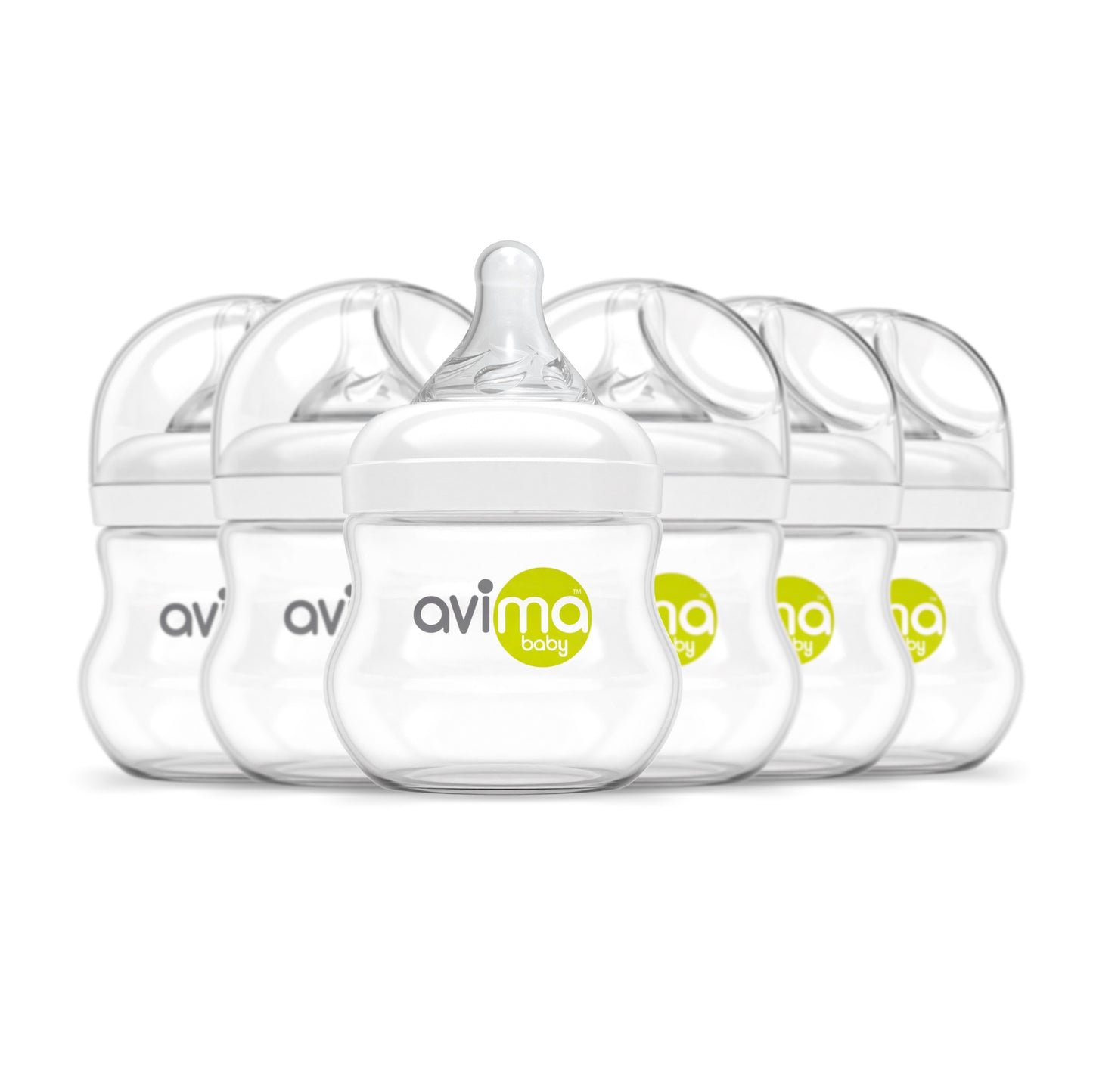 Avima Baby Bottles — Wide Neck, 4 oz., Slow Flow