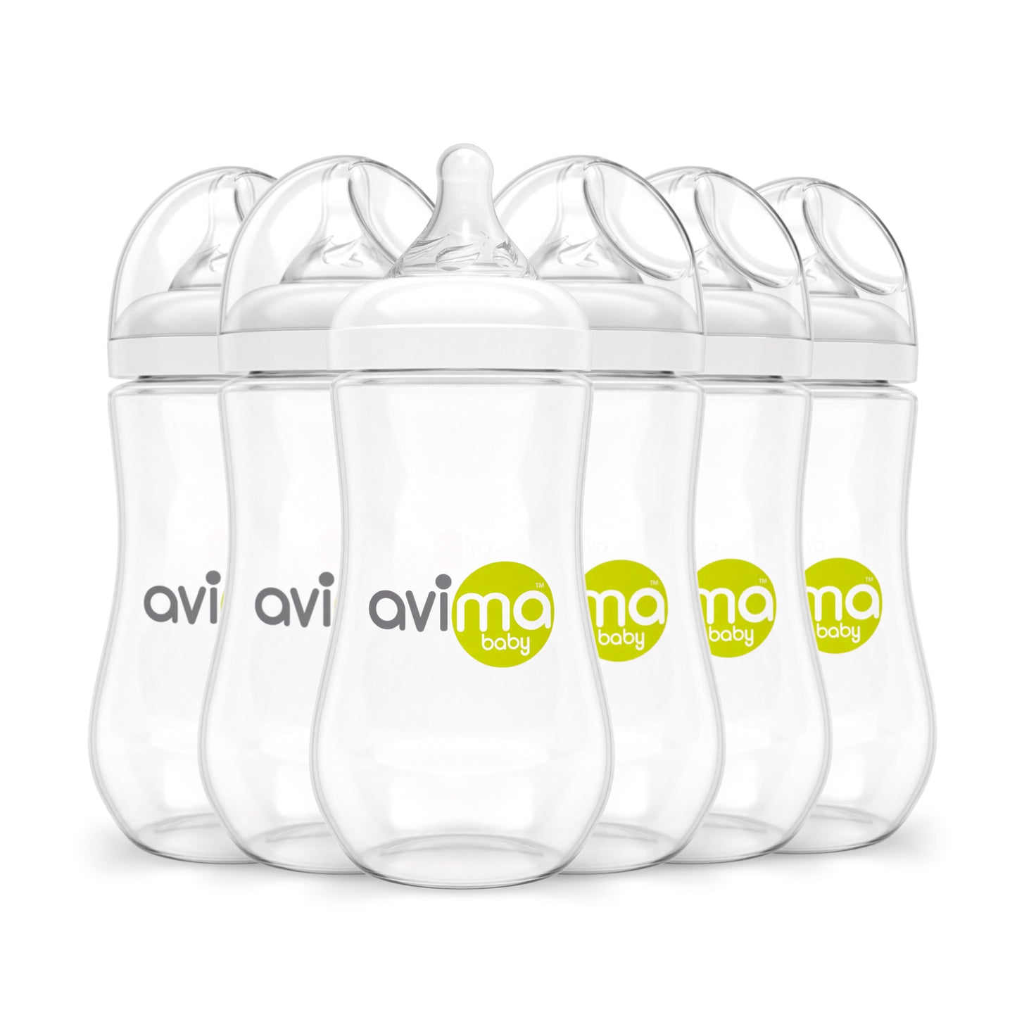 Avima Baby Bottles — Wide Neck, 12 oz., Fast Flow
