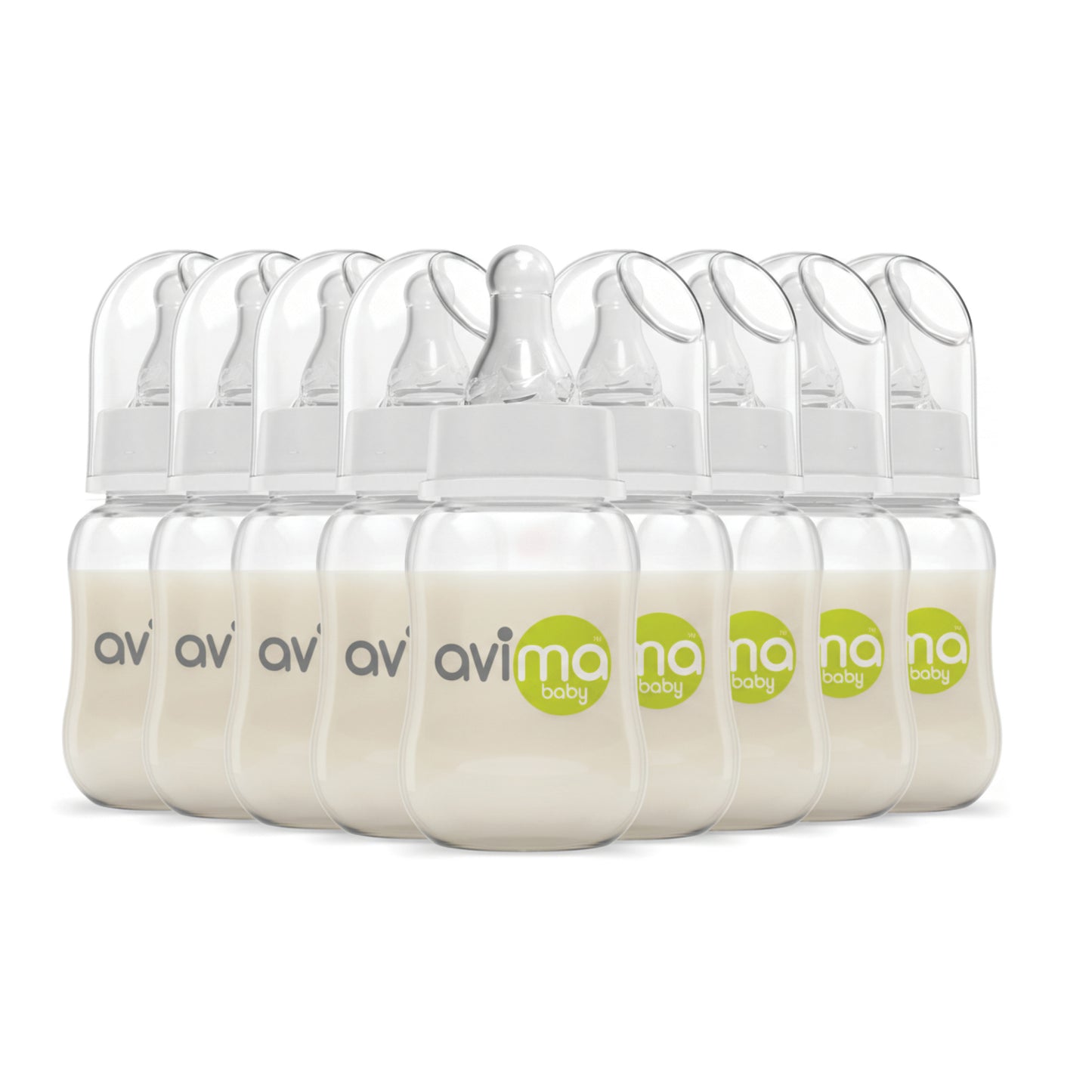 Avima Baby Bottles — 4 oz. Regular Neck, Slow Flow, Anti Colic