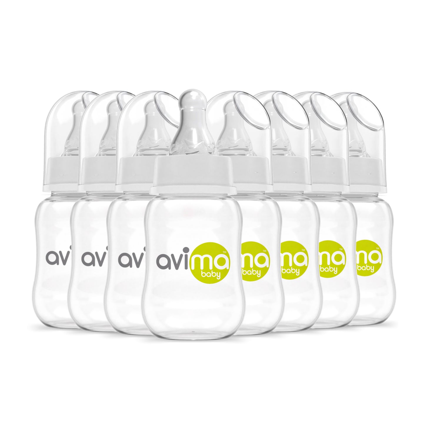 Avima Baby Bottles — 4 oz. Regular Neck, Slow Flow, Anti Colic