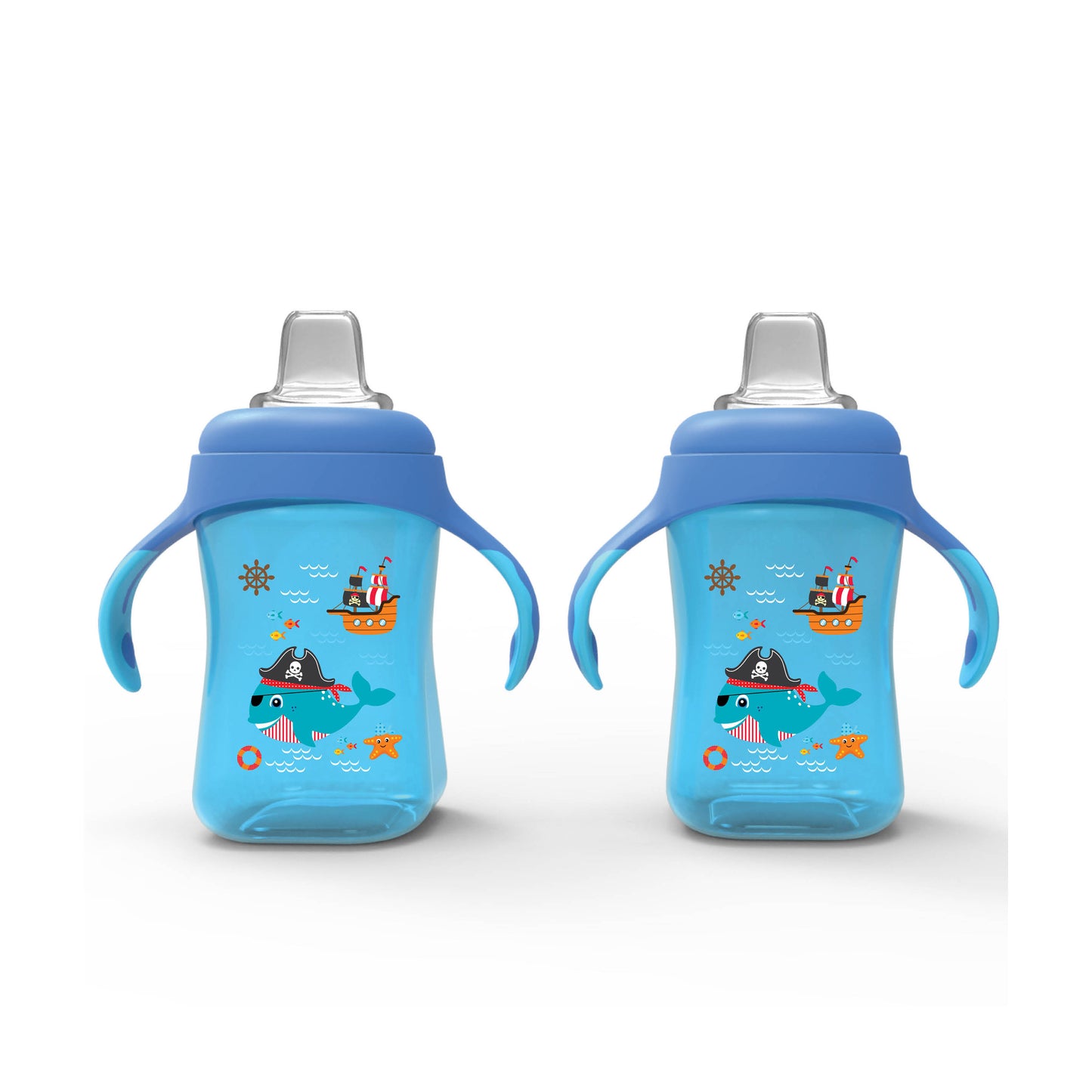 Avima Baby Sippy Cups with Silicone Spout (Set of 2)