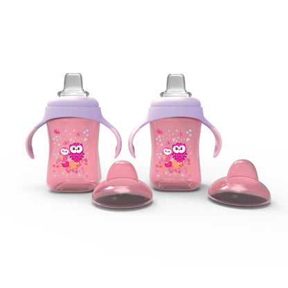 Avima Baby Sippy Cups with Silicone Spout (Set of 2)