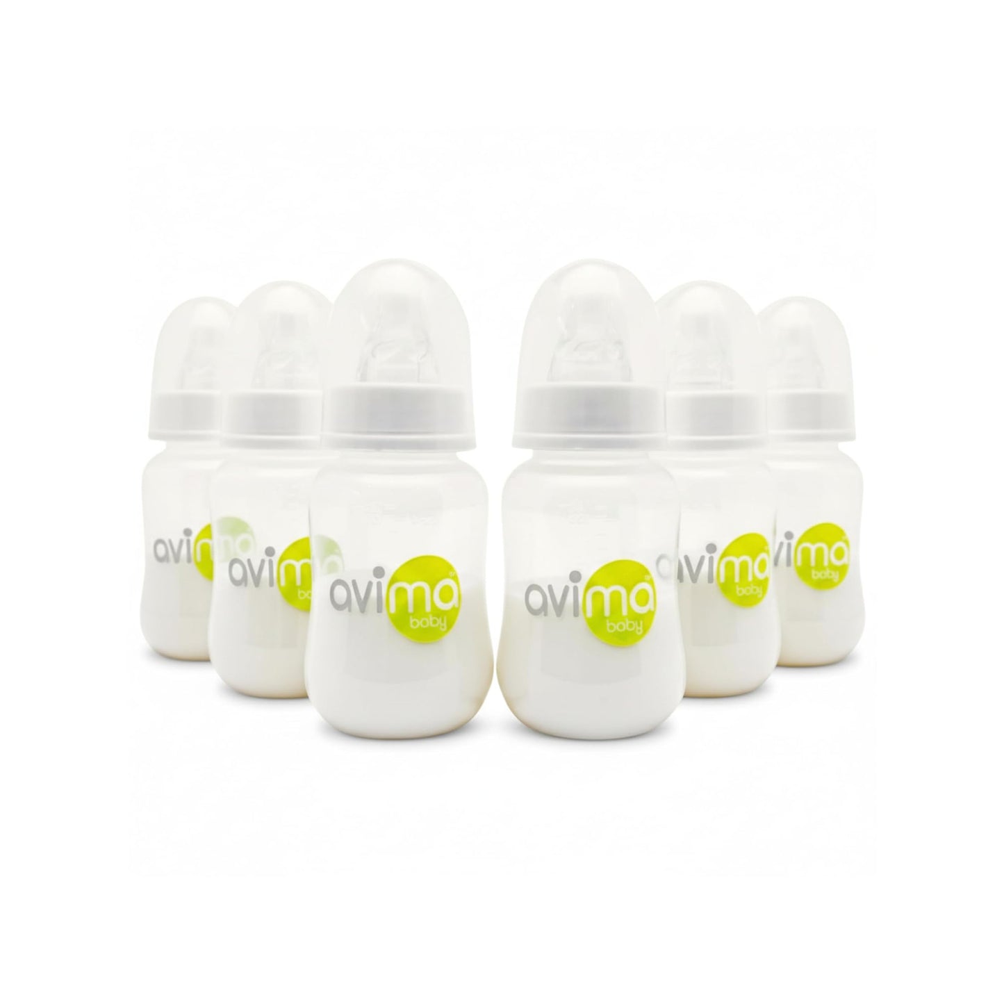 Avima Baby Bottles — 4 oz. Regular Neck, Slow Flow, Anti Colic