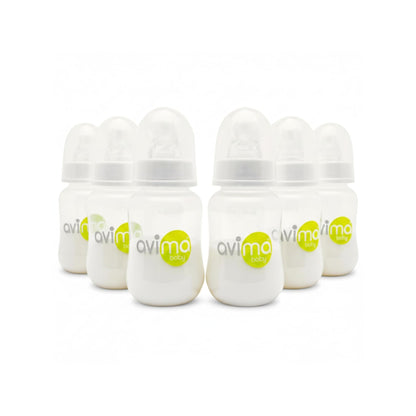 Avima Baby Bottles — 4 oz. Regular Neck, Slow Flow, Anti Colic