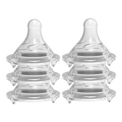Avima Baby Nipples — Wide Neck, All Flows, Set of 6