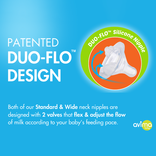 Avima Baby Bottles — Wide Neck, 4 oz., Slow Flow