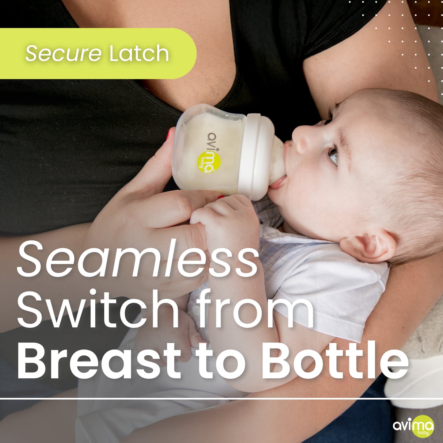 Avima Baby Nipples — Wide Neck, All Flows, Set of 6